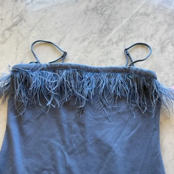 Target Wild Fable Fur Trim Mini Dress - Picture 3 of 5